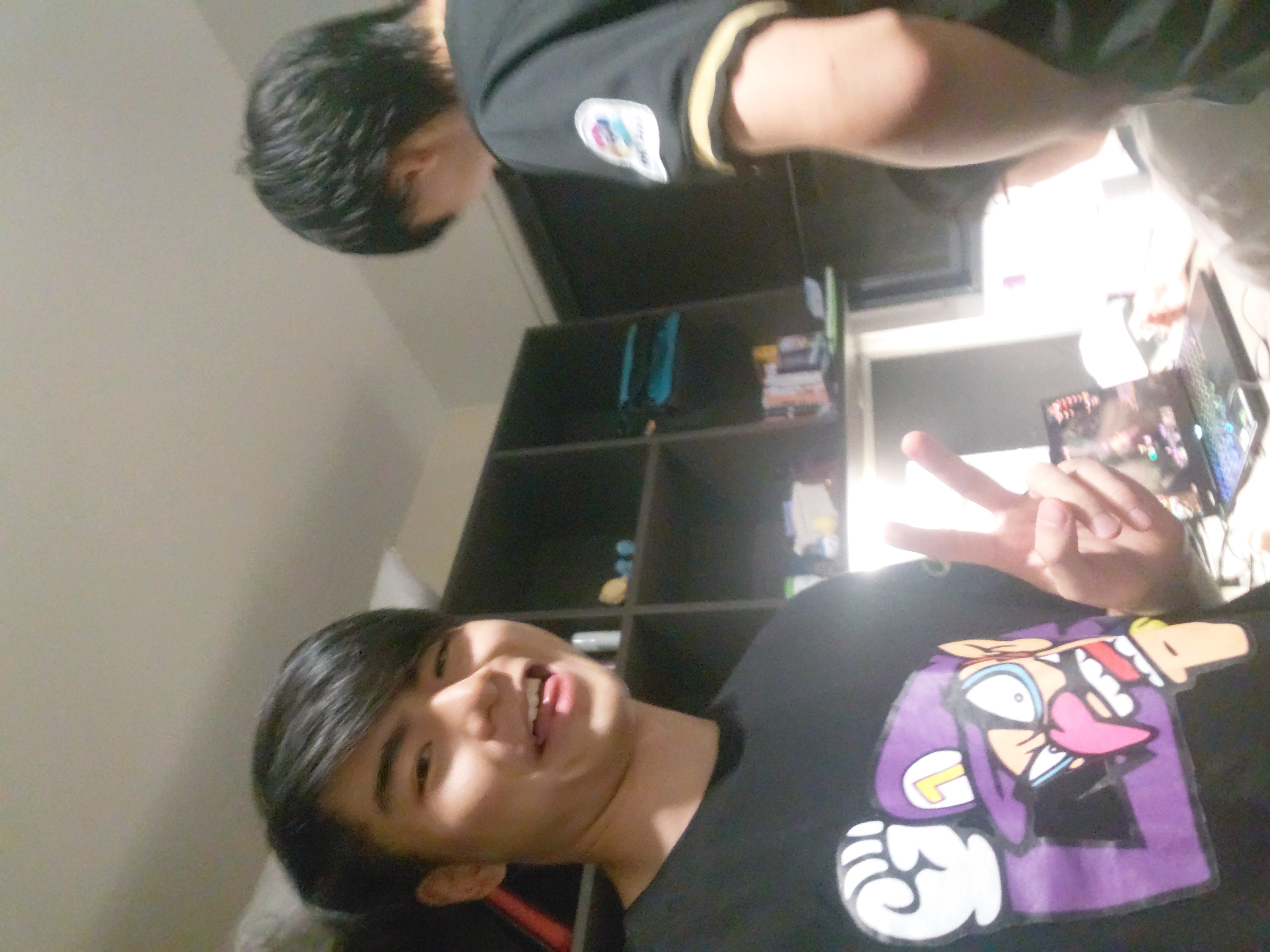 A pic of me and someone else (oooh) at Perth Busport