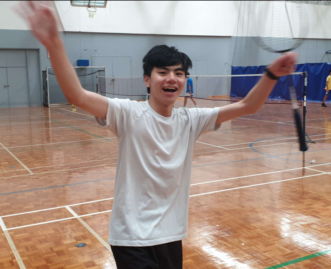 Me waving at someone...?